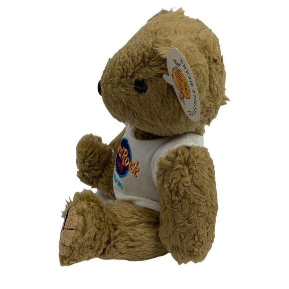 Hard Rock Cafe Bear Miami Scruffy NWT Moveable Arm - Picture 5 of 7